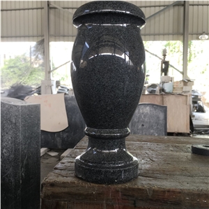 G654 Grey Granite Figure Vase Stone Vase