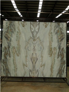 High Quality Book Match Colorful Onyx Slab (Quarry Owner)