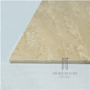 36 X36 Polished Oman Beige Composite Marble Tile Price Laminated Marble