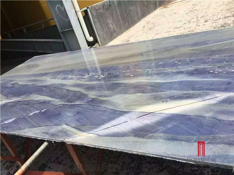Brazil Royal Blue Marble Slab for Hotel Wall&Floor Covering Tiles
