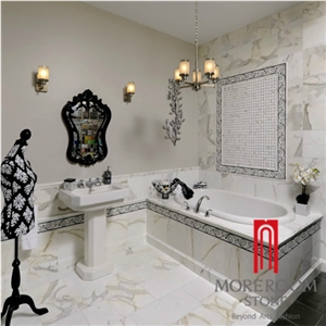 Chinese Hot Sales Calacatta Gold Porcelain Tile Flooring Design