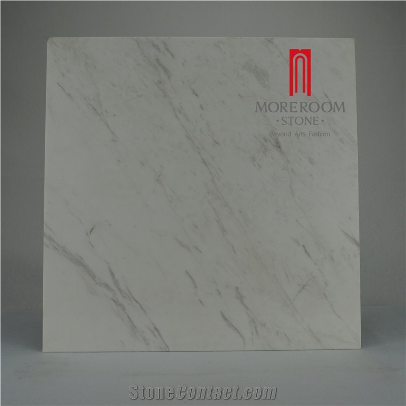 Greece Volakas Polished Marble White Flooring Tile