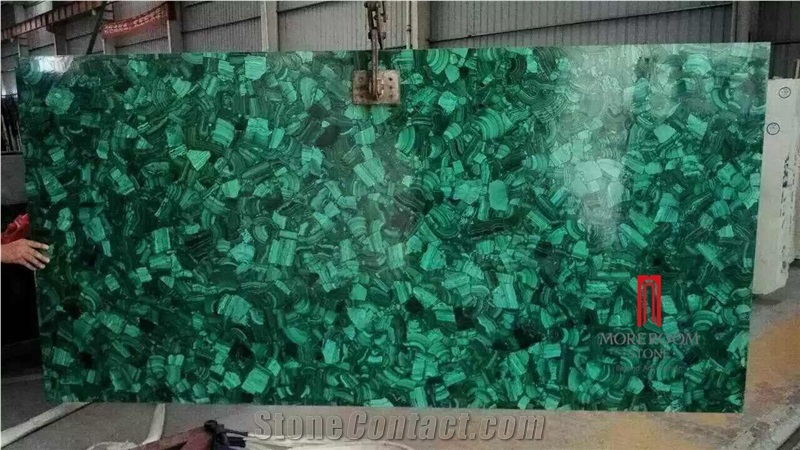 Hot Sale Semiprecious Green Malachite Price for Countertop