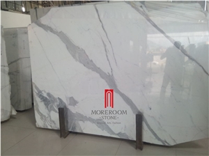 Polished White Calcutta Marble Tile Slab Price