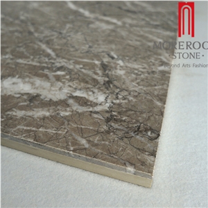 Polsihed Taffrry Grey Laminated Marble in Yunfu