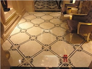 Turkey Home Decorative Waterjet Marble Laminated Panel Tile Design