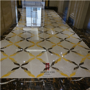 Water Jet Earl Beige Marble Tiles Turkish Marble Price for Home Floor