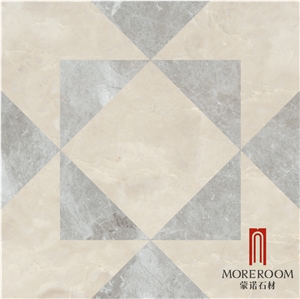 Yunfu Factory Laica Grey Composite Marble Tile for Home Flooring Design