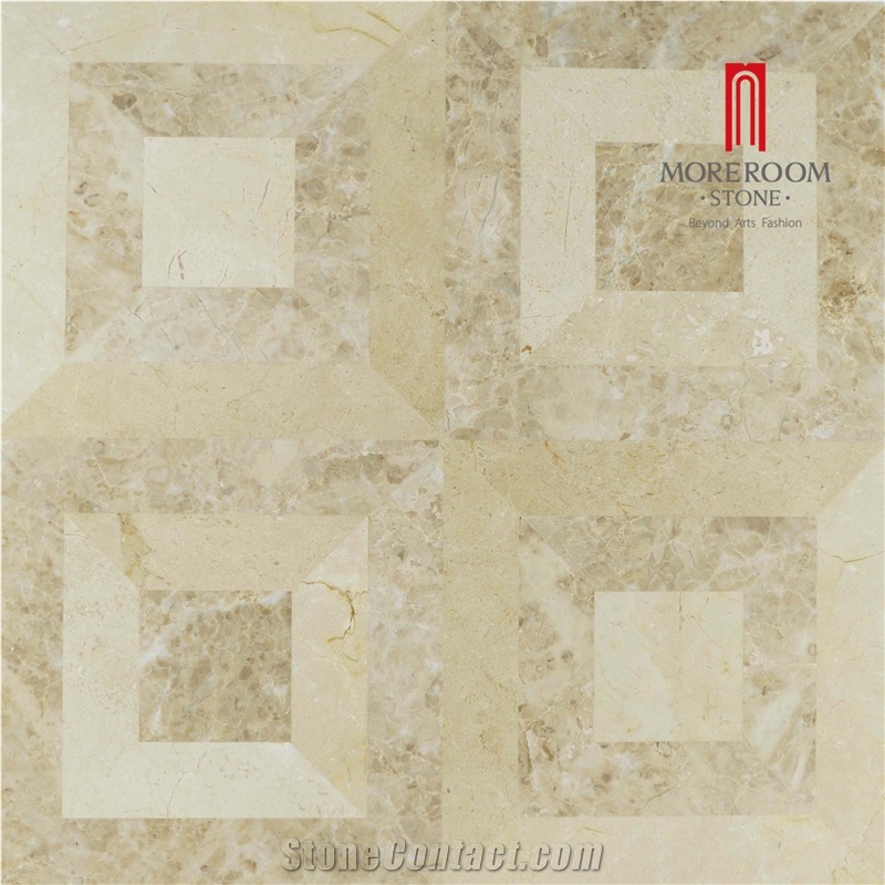 Yunfu Factory Natural Stone Cappuccino Laminated Panel Marble for Villa