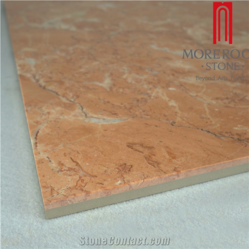 Yunfu Factory Orange Red Compress Marble for Wall
