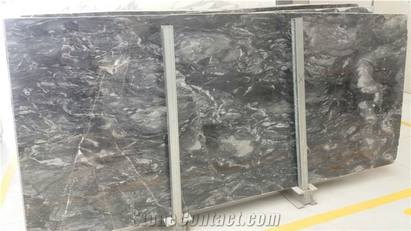 Bardiglio Nuvolato Marble Tiles & Slabs, Grey Polished Marble Floor Covering Tiles, Walling Tiles