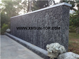 Black Basalt Irregular Flagstone/Black Basalt Random Flagstones/Landscaping Stone/Natural Flagstone Wall