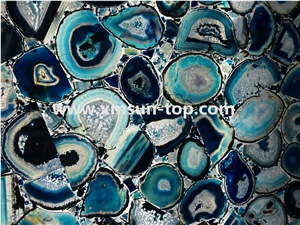 Blue Agate Semi-Precious Stone /Kitchen Countertop /Kitchen Work Tops/Kitchen Bar Tops