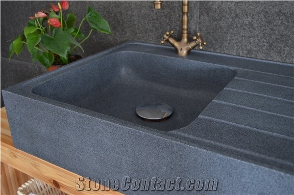 China Black Ganite Basins, Polished Kitchen Top Sinks, Counter Top Washbasins, Nero Granite Basin & Sink