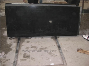 China Black Granite Table Tops/ Black Reception Desk/Square Table Tops/Nature Stone Work Tops/ Solid Surface Tabletops/Interior Decoration