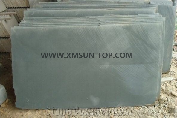 Chinese Green Sandstone Honed Tiles/ Green Sandstone Wall Coverings/ Sandstone Floor Tiles/ Small Slabs