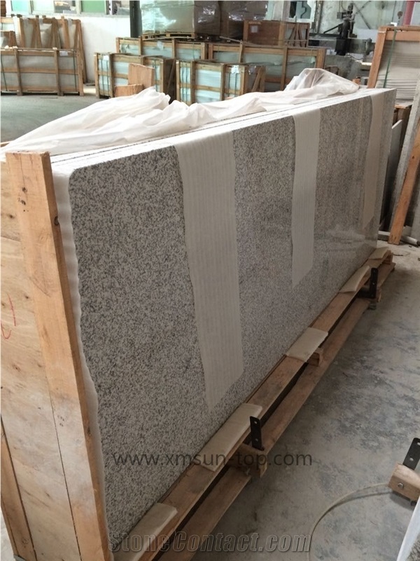 G640 Granite Table Top Design/China Granie Reception Counter/China Bianco Sardo Granite Square Table Tops/China Luna Pearl Reception Desk/Solid Surface Table Tops/Barry White Granite Work Top