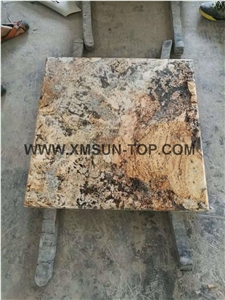 Golden Persa Granite Counter Top/Brazil Yellow Kitchen Top/ New Mascarello Granite Bench Top/Polished Surface