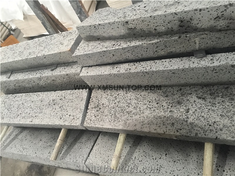 Light Grey Lava Stone Pavers/Basalt Floor Covering Paver/Lava Stone Wall Tiles/ Grey Natural Stone / Walkway Paver/ Basalt Pavers/ Lava Stone Panel/Exterior Decoration