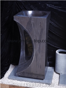 Marble Stand Washbasin and Bathroom Sink, Whole Piece Stand Washbasin and Bathroom Sink , Pedestal Sinks, Marble Basins
