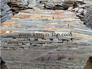 Rust Quartzite Culture Stone/ Wall Cladding/ Building Stones/ Stacked Stone Veneer/ External Design