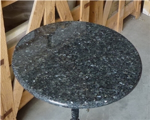 Blue Pearl,Labrador Blue Granite Round Interior Table Tops /Work Tops/High Polished Tabletops