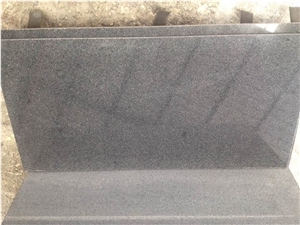 G654 Impala Black Sesame Granite Rain Drainage Pavers Flooring Covering