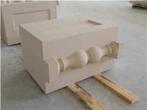 Moca Cream Limestone Balustrade & Railings / Baluster Building Stone