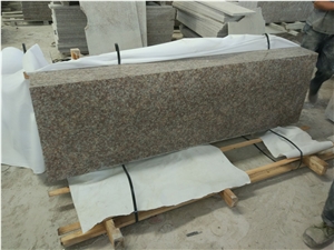 High Polished G687 Gutian Peach Flower Red Granite,Gutian Peach Red/Taohua Red Granite for Staircase and Steps in European Standard