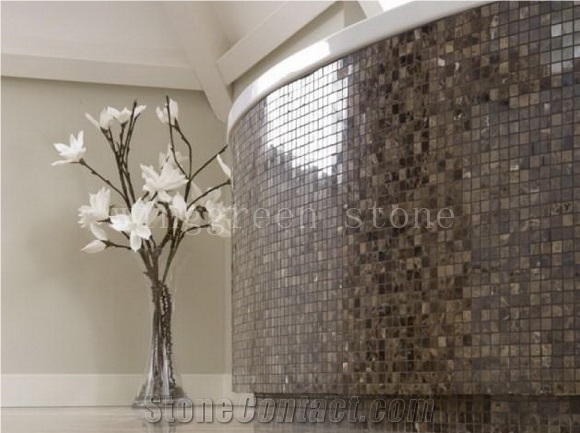 Imported Dark Emperador Marble Beautiful Color for Bathroom Countertops,Vanity Tops Buy Direct from Factory