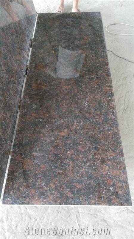 Popular Color Tan Brown Granite/Dark Tan/Tan Braun Granite French Pattern Floor Tiles Wall Tiles and Slabs