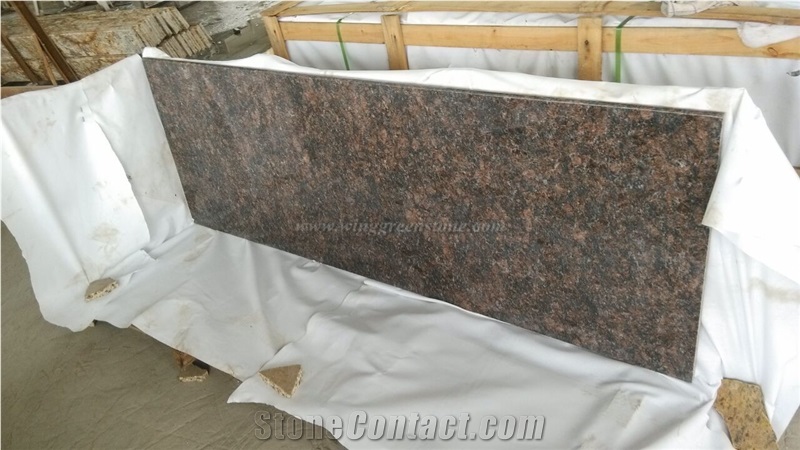 Popular Color Tan Brown Granite/Dark Tan/Tan Braun Granite French Pattern Floor Tiles Wall Tiles and Slabs