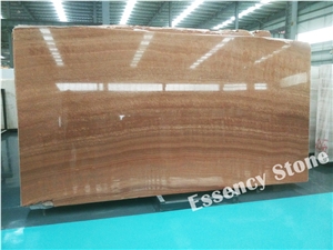 China Wooden Yellow Grain Marble Slabs & Tiles ,Royal Coffee Wood Vein Marble