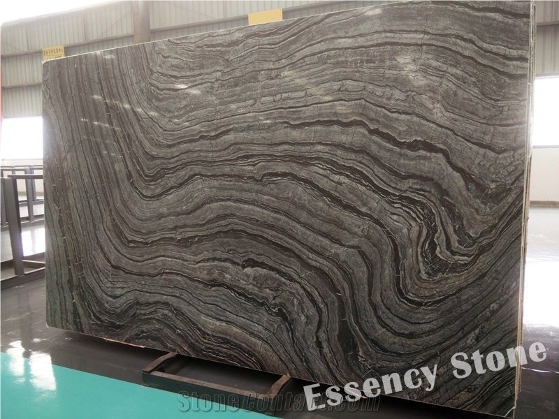 Polished Zebra Black Wood Vein Marble Slabs,Tree Black/Nero Serpeggiante Marble Slabs