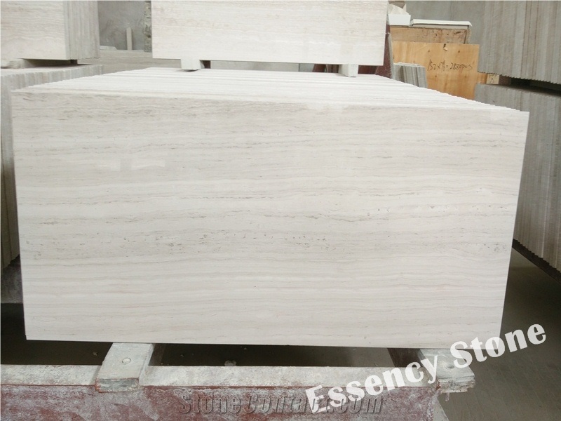 White Wood Vein Marble Tiles 800x400mm Polished,China Serpeggiante Marble Tile,Wooden White Marble Tile & Slab