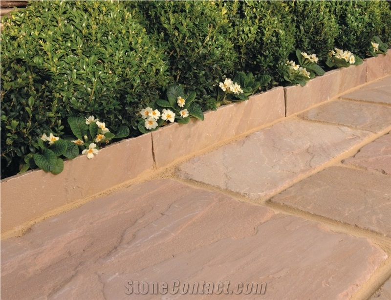 Modak Pink Sandstone Tiles & Slabs, Pink Sandstone Floor Covering Tiles, Walling Tiles