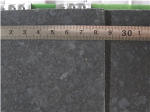 China Black Basalt G684 Polished, Black Pearl, Fuding Black Slab & Floor Tile Honed