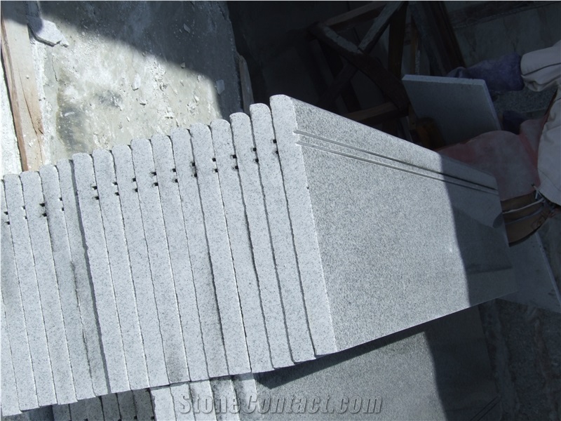 China Grey Granite G633, Grey Granite,Grey Granite Steps Stairs