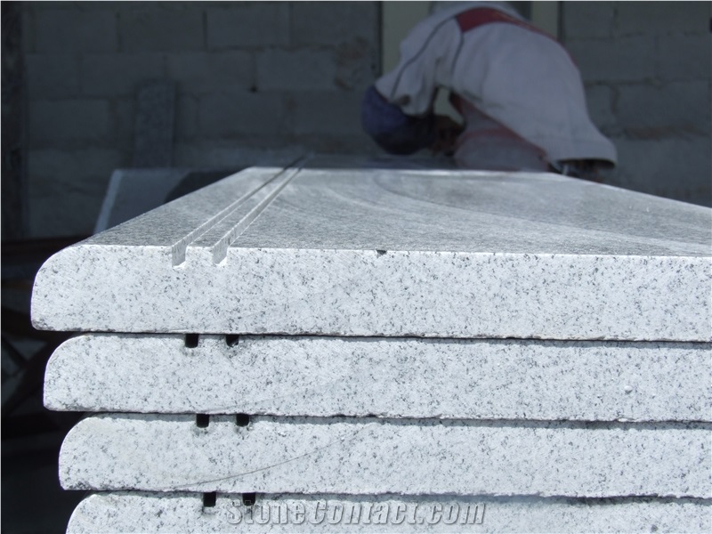 China Grey Granite G633, Grey Granite,Grey Granite Steps Stairs