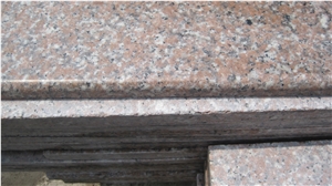 China Red Granite Yongding Red G696/Frisk Red/Butterscotch China Red Granite Polished Step, Stair, Tread, Riser, Threshold