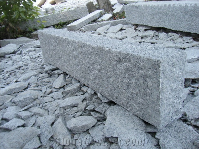 China Zima White Granite G603,Fujian Old G603, Original G603, Grey Granite, Chinese Grey Sardo, New Grey Sardo,Kerb Stone, Kerbstone,Curbstone,Road Stone, Line Stone, Bush Hammered