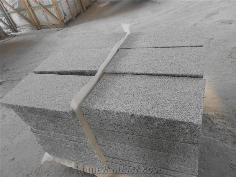 Fujian Zima White Granite G603,Fujian Old G603, Original G603, Grey Granite, Chinese Grey Sardo, New Grey Sardo,Wuhan G603, Jiujiang G603 Deck Stair, Steps, Treads, Risers,Staircase