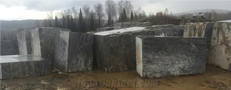 Nero Kemerovo Marble Blocks, Black Marble Blocks