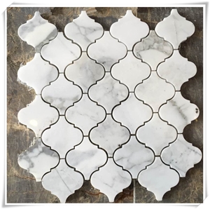 Karoca White Lantern Mosaic for Wall and Floor