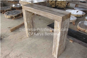 Petrified Wood Tables, Dinner Tables