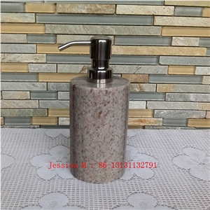 Brown Marble Soap Dispenser