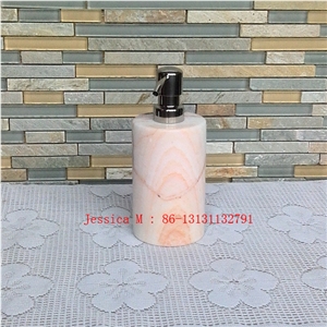 Cherry Blossom Marble Soap Dispenser, Pink Marble Dispensers