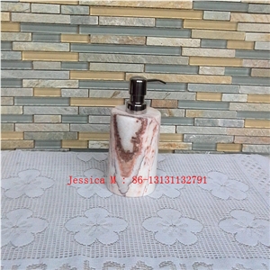 Cherry Blossom Marble Soap Dispenser, Pink Marble Dispensers