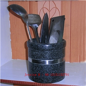 China Black Granite Kitchen Utensil