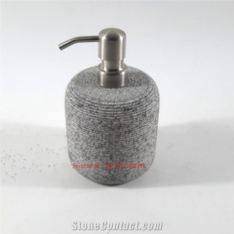China Grey Granite Bathroom Accessory Set